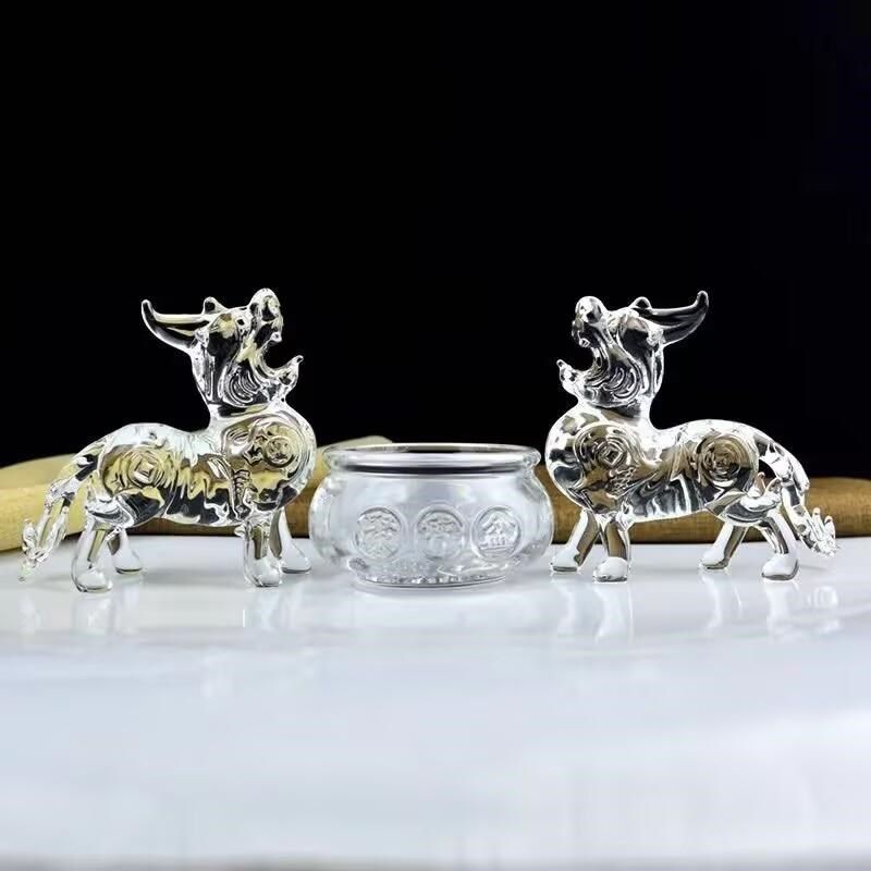 水晶招财貔貅聚宝盆摆件装饰办公室皮丘玄关客厅开业前台家居礼品,家居饰品,桌面摆件,淘宝优惠券,粉丝福利购,淘宝优惠卷