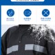雨衣长款 女成人户外工地劳保连体单人反光雨披 全身防水防暴雨男士