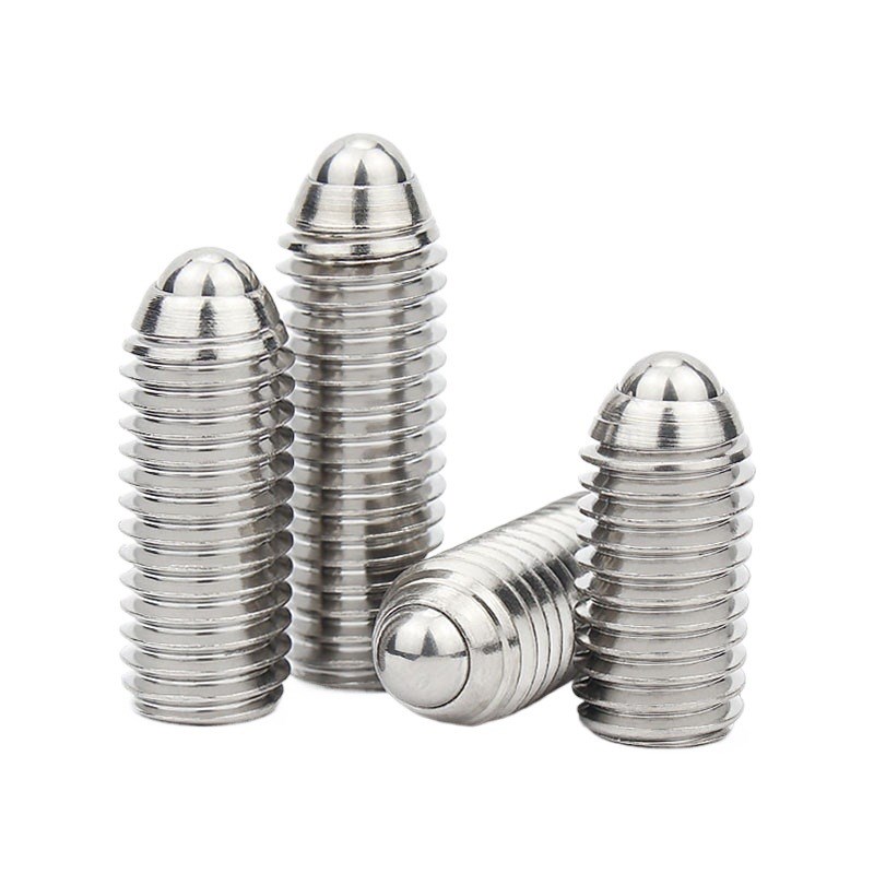 304粗牙 波珠螺丝球头柱塞 BSJL3/4/5/6/8/10/12/16 机米紧定螺丝