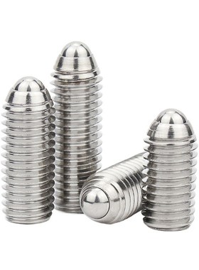 304粗牙 波珠螺丝球头柱塞 BSJL3/4/5/6/8/10/12/16 机米紧定螺丝