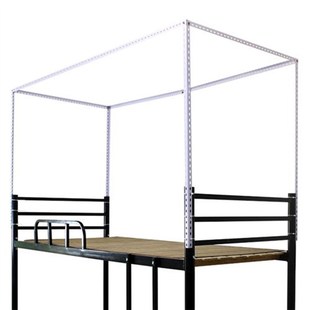 可伸缩学生宿舍床帘支架寝室上铺下铺床架遮光蚊帐架子