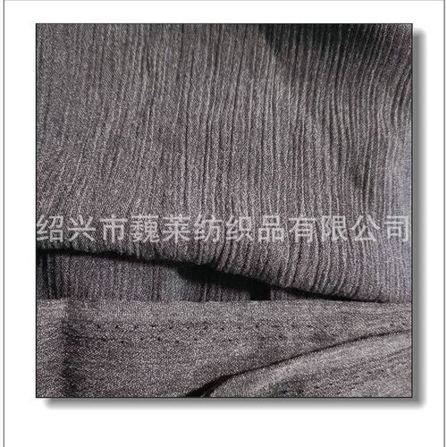 TR人棉绉布 涤纶人棉交织绉布面料 单染人棉杨柳绉布 杨柳皱布料