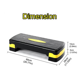 Fitness slip Pedal Non Yoga Adjustable Step Aerobic Cardio
