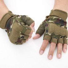 速发Men's Tactical Gloves Military Army Shooting Fingerless