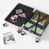 前开盖多功能行李箱女2024新款 22寸学生前开口旅行拉杆密码 皮箱男