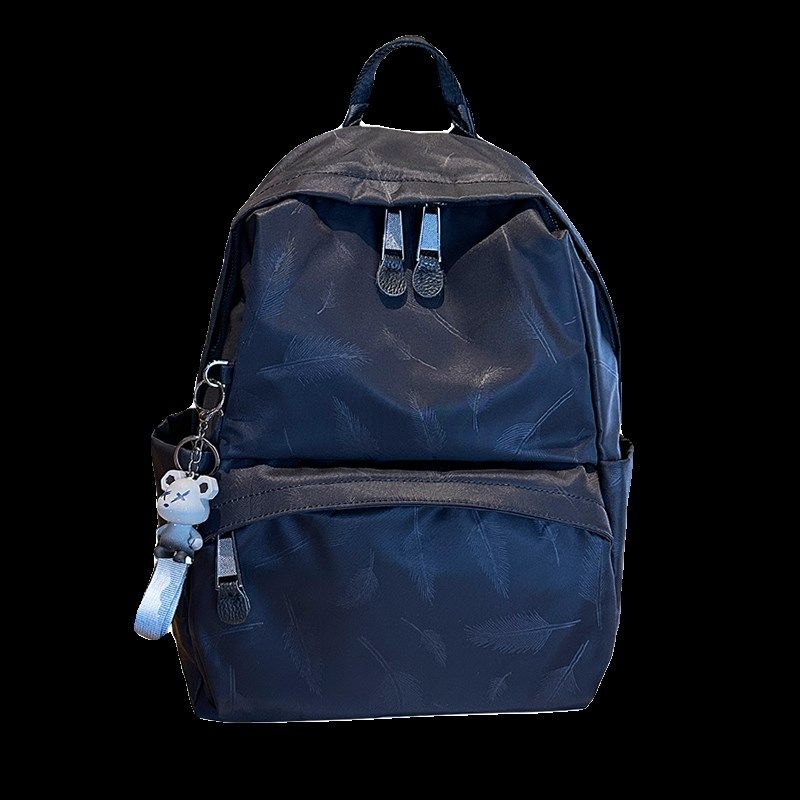 大容量牛津布防水背包2024新款时尚双肩包女旅行包学生书包上课包