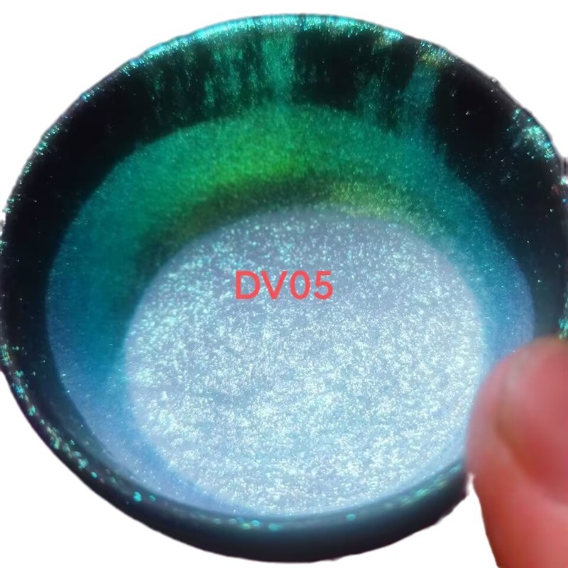 10g super爆闪幻彩钻石w变色龙粉 滴胶火漆蜡玻璃基材钻石变色龙