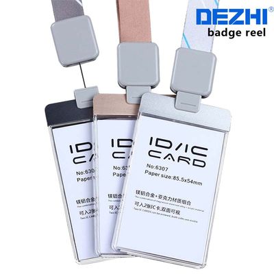 -Acrylic Clear Access Card ID IC Card Badge Holder Work Card