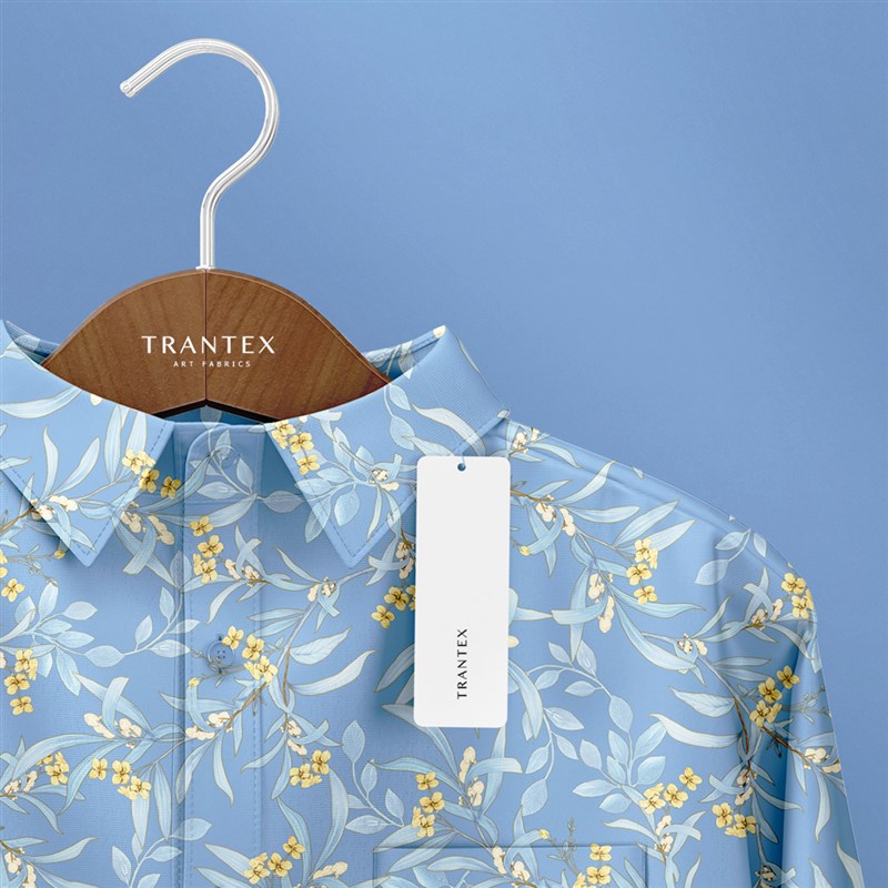 60支全棉府绸纯棉连衣裙衬衣衬衫服装布料面料清新春夏风铃花