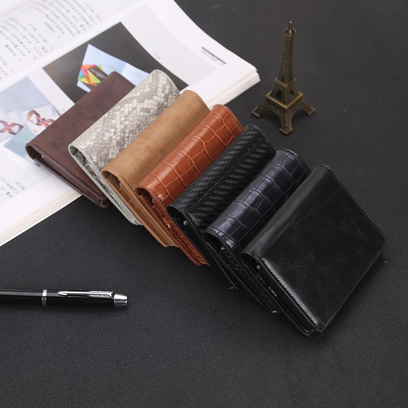 促销礼品银行卡包多卡位v卡包卡套侧推信用卡盒可定logo