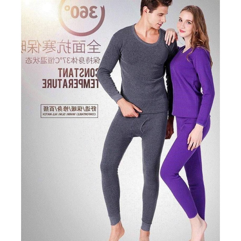 疯抢Win Men Women Long Johxns Thien Thermal wear Sets保暖套