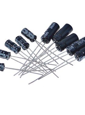 常用铝电解电容包10v16v25v50v400v直插0.1uF~1000uF全系列元器件