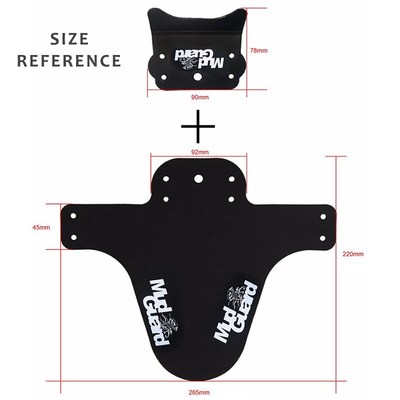 New 2019 Bicycle Fenders Plastic Colorful Front Rear Bike Mu