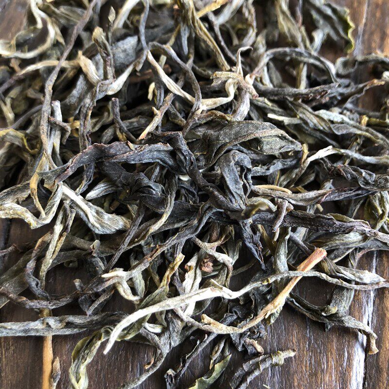 无须去茶山折腾了1000克的价格真古树春看茶树上寄生的野兰花就知