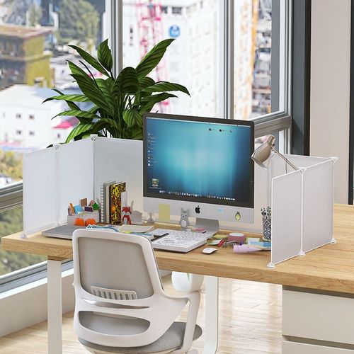 学生课桌防抄袭隔板考试桌面分隔板餐桌专用飞沫屏风办公书桌挡板