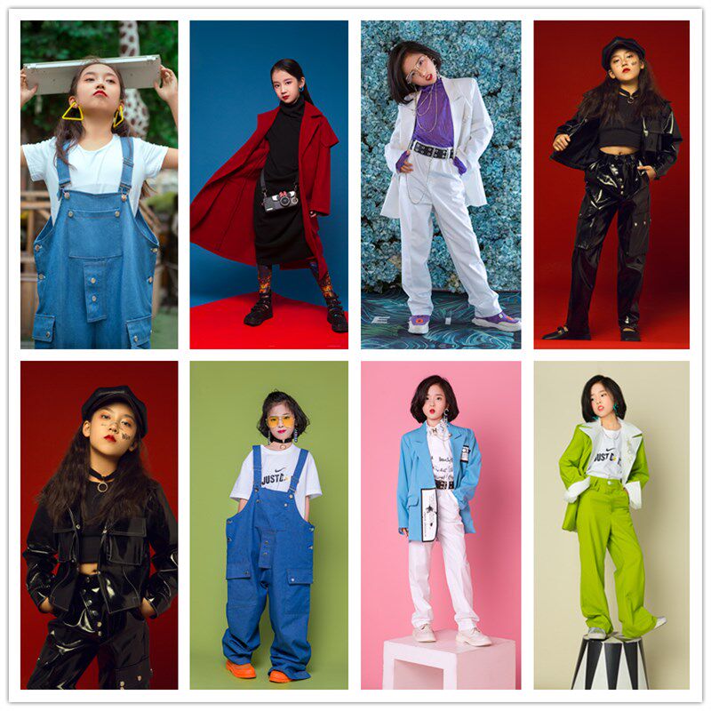 2020新款冬季儿童摄影服装时尚大童男女孩影楼拍T照写真韩版潮服