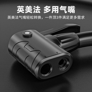 自行车打气筒家用通用新型高压气管子充气泵汽车电瓶动车篮球