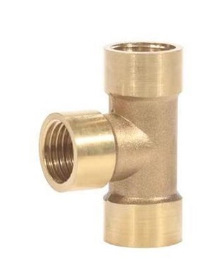 DKUT DKUPT4/5/6/8/10/12-1/2/3/4替代米思米铜管接头三通接头