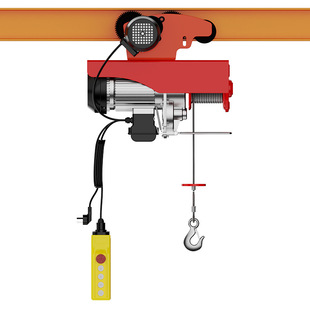 无线遥控微型体电动葫芦220V家用小型升降机提升机航吊带跑车行车