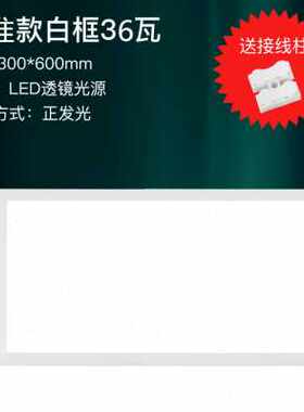 厂销新品集成吊顶led格板灯天花铝扣板灯厨房卫生间U走U工嵌入式
