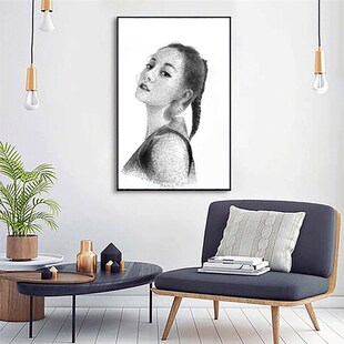 名字画像定制文本画名字作画用女友名字画画照片生日礼物彩色黑白