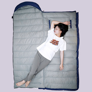 清然羽绒睡袋户外露营成人大人单双人鹅绒冬季加厚防寒零下30度