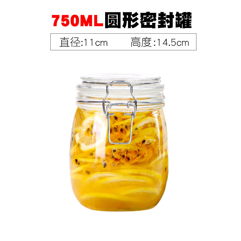 小众高货密封玻璃食品级子蜂蜜泡酒泡菜坛子腌咸菜空小收纳储物糖