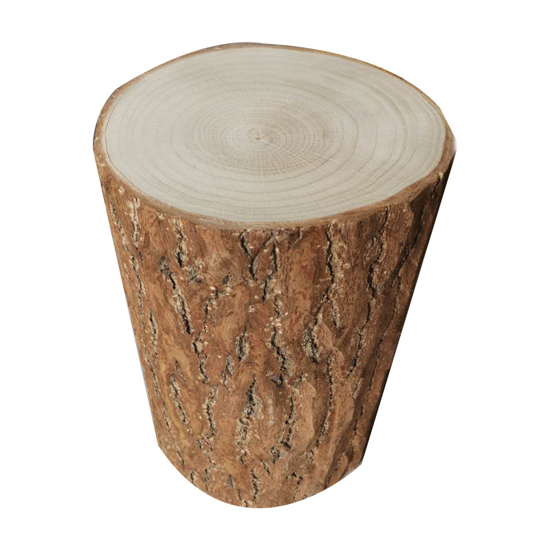 银杏木根雕凳子实木墩子原木树桩木桩木头底座配凳大板圆木凳桩