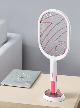Mosquito Swatter Killer Led Light Tennis Bat Handheld Racket