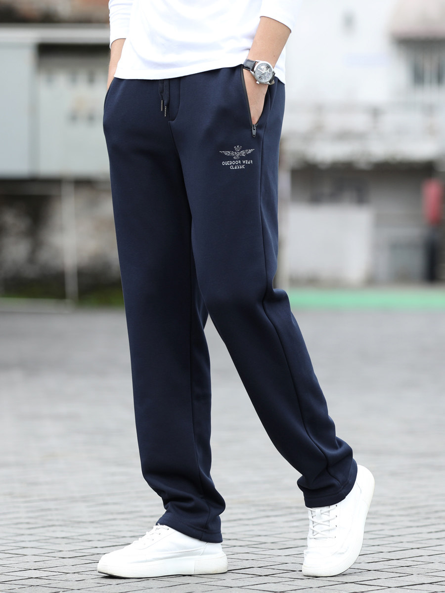 男士运动裤春秋款裤子直筒休闲裤男长裤宽松卫裤男夏季薄款大码潮