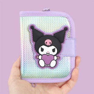儿童钱包挂绳斜挎女孩日系卡通可爱玉桂狗库洛米零钱包小卡包