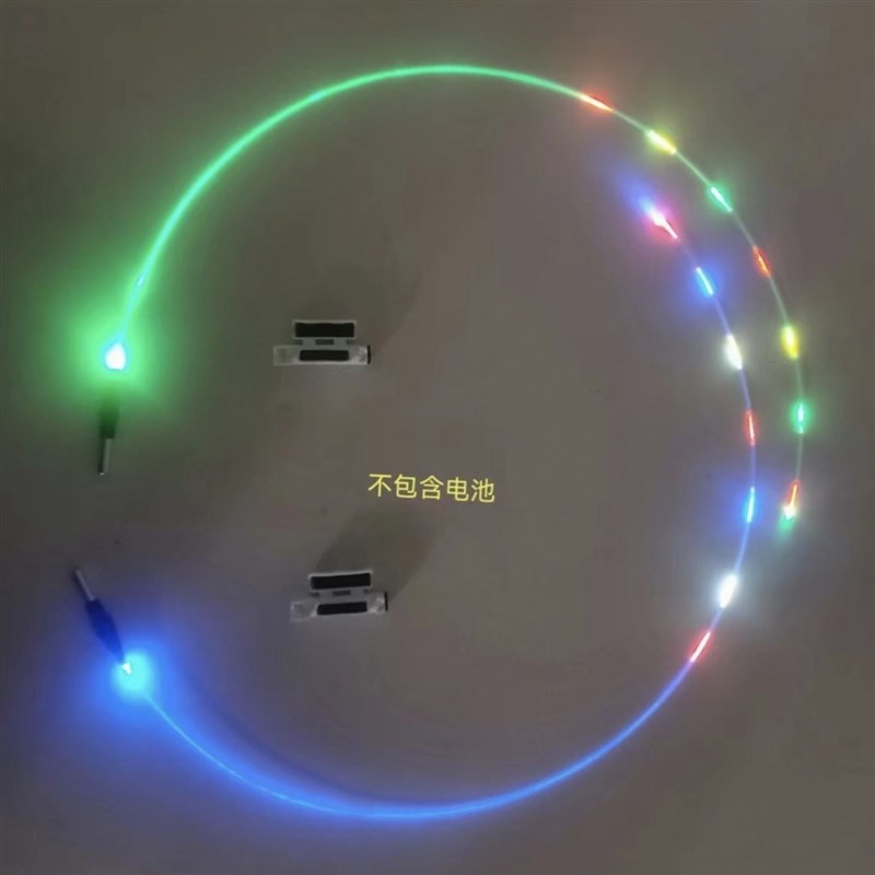 夜光筏竿稍改装发光纤桥筏配件夜钓电子光纤软尾筏钓矶竿稍配件