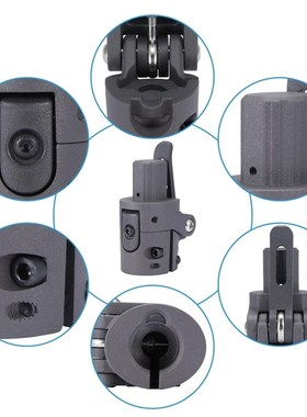 电动折叠滑板车M365滑板车折z叠器下折叠基座白色黑色折叠结构配