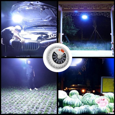 300W USB Rechargeable LED Bulb Lamp Remote Control Solar Cha