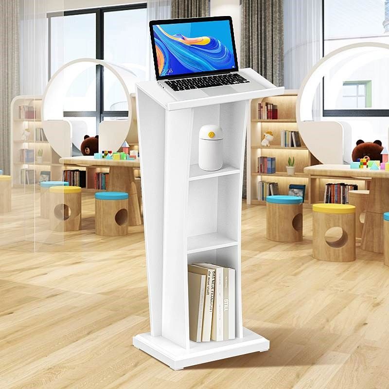 新款实木演讲台带线孔带轮子迎宾台接待台简约现代幼儿园发言台签,商业/办公家具,演讲台/演讲桌,淘宝优惠券,粉丝福利购,淘宝优惠卷