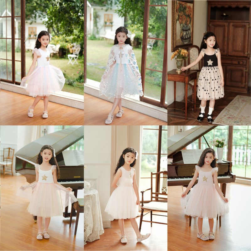 女童秋冬洋装子2023新款春秋装女大童宝宝童装小女孩洋派公主裙