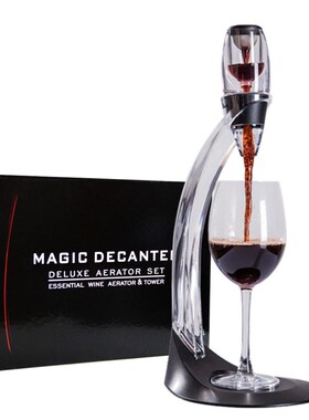 Professional Red Wine Decanter Pourer With Filter Stand Hold