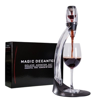 Professional Red Wine Decanter Pourer With Filter Stand Hold