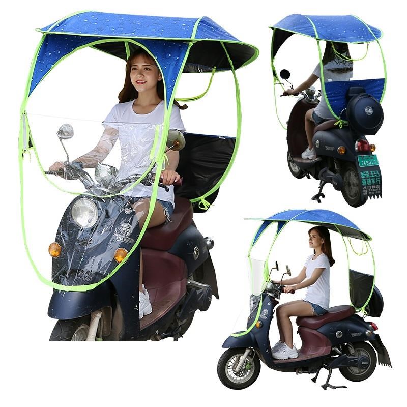 电动摩托车雨棚电瓶车挡雨棚电动车车棚雨棚挡风罩三轮车遮雨棚棚