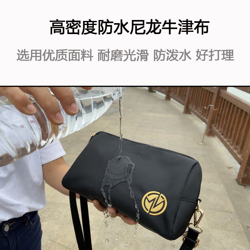 新款单肩小包包女斜挎包女通勤尼龙牛津布包简约轻便百搭帆布小包