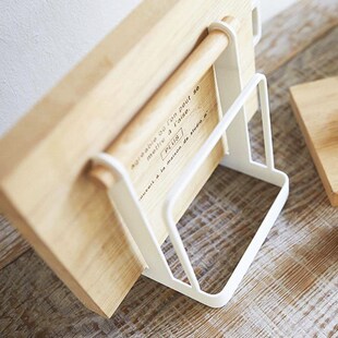 Durable Metal Cutting Board Holder Dish Pot Lid Rack Kitchen