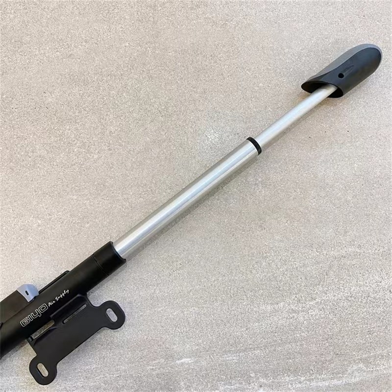 新品出老美!加长杆n!更省力!金属随身迷你自行车登山车打气筒家