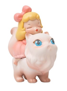 白夜童话猫黛丽暖熊鲸梦桌面车载摆件女生礼物可爱书房艺术装饰品