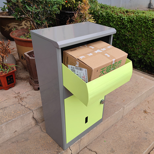 家门口快递柜室外收件箱快递寄存柜私人别墅壁挂储物柜防盗密码箱