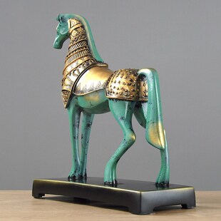 办公室摆件电视柜玄关柜书柜博古架酒柜装饰品家居桌面马摆件