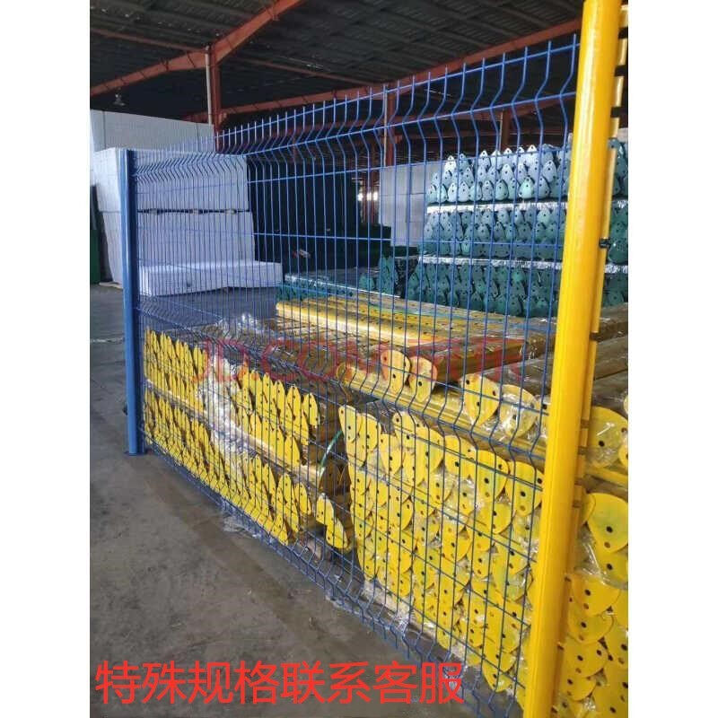 速发桃型柱护栏网别墅社区围墙网片围栏高速公路防护网铁丝网热