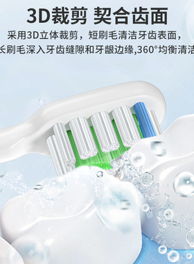 适用素士SOOeCAS电动牙刷头X3U/X5/d3/v1/X1/v2贝医生替换刷头225