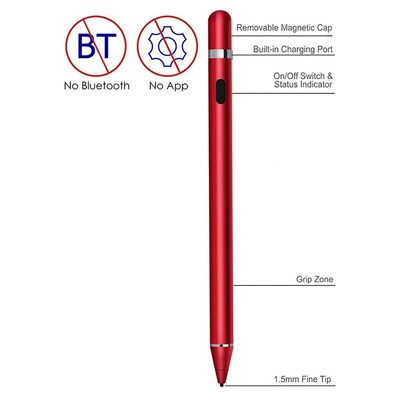 Stylus Pen For iPhone Android Tablet Pen Drawing Pencil Cap