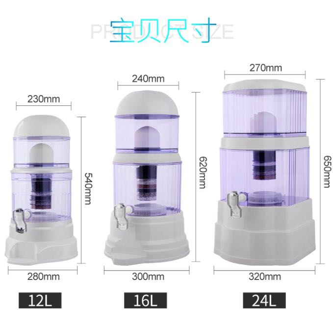 厂销 直饮机过滤桶家用净水桶净水器多层过滤净化不能加热饮水机