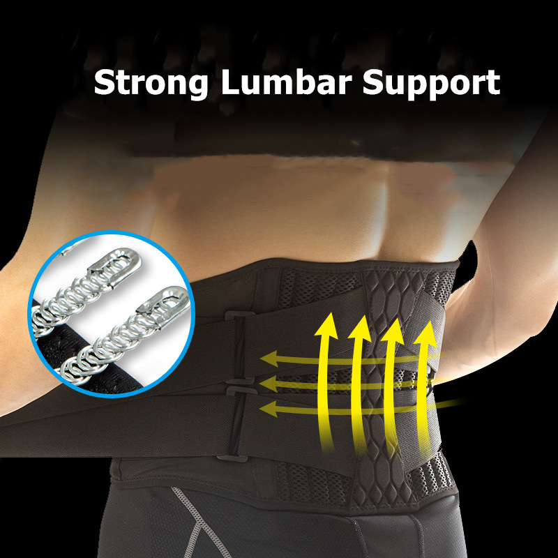 速发Lumbar Waist Support Belt Strong Lower Back Brace Suppor